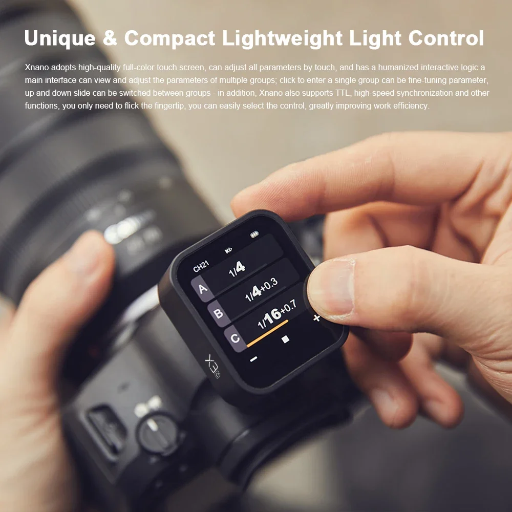 Godox X3 Flash Trigger TTL HSS 2.4GHz Wireless X system LED Touch Screen Transmitter Quick Charge for Canon Nikon Sony Fujifilm flash trigger