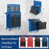 Tool Chest Heavy Duty Rolling Tool Box with Cabinet 5-Drawer for Lockable & Removable Cabinet for Garage and Workshop 3