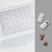 Nailart Relief Cartoon Silicone Mold DIY Manicure Deco Tools 1