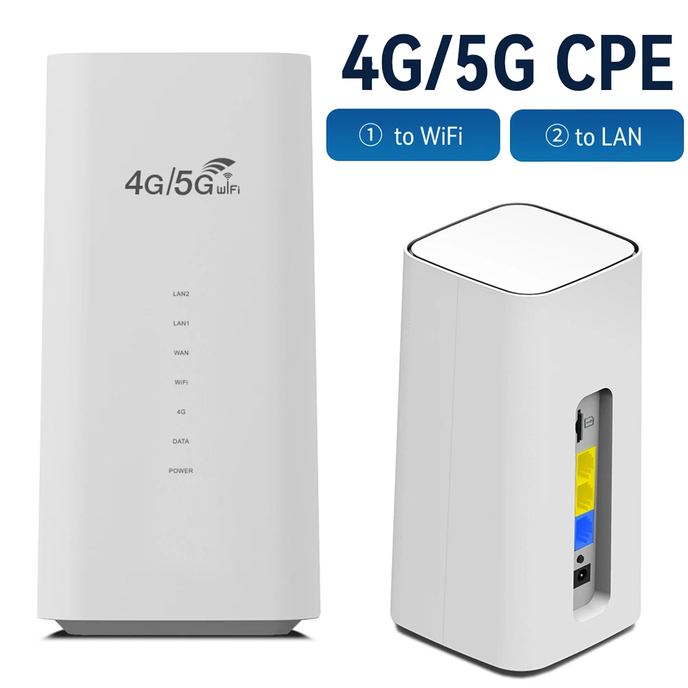 Lte Wifi Router 300mbps 3lan Vpn Cpe Rj45 com Slot para Cartão Sim Antena Embutida para Rede Doméstica e de Escritório 4g