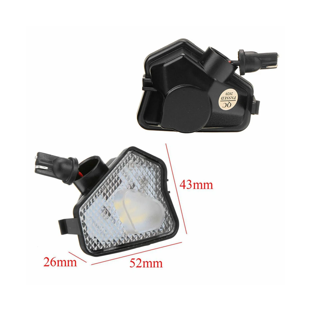 

Car Puddle Light and Dynamic Rear Mirror LED Turn Signal Light for W204 CLA C E S Class W176