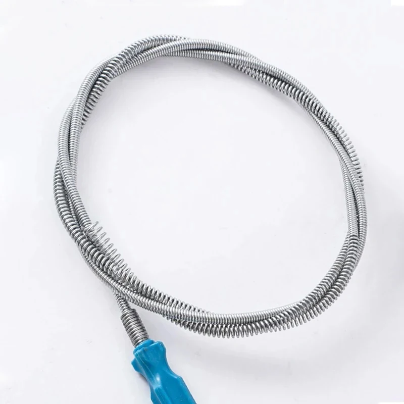 1,5–5 m multifunktionales Kanalisations-Entstopper-Rohr, flexible Metallfeder, Waschbecken, Dredge, Schnecke, Sanitär, WC, Bodenablauf, Entstopper-Werkzeug – Detail 6