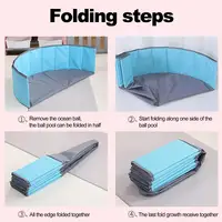Playpen  Funny Reinforced Parapets Safe to Use  Easy to Clean Baby Toddlers Large Ball Pits Beach Supply 1