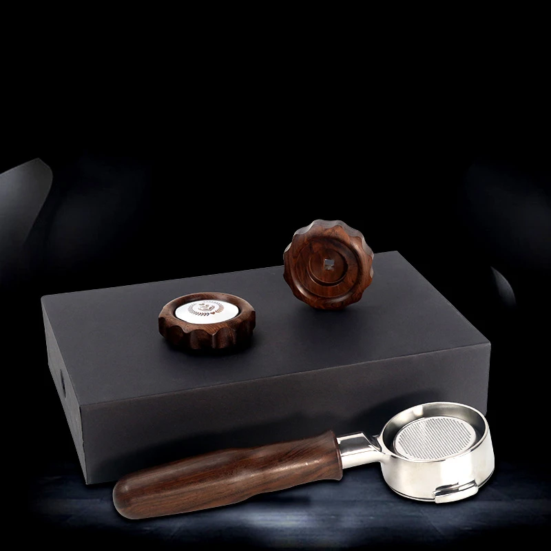 

Rocket Coffee Machine Solid Wood Bottomless Portafilter 58MM Universally Modifiable Parts Espresso Stainless Steel