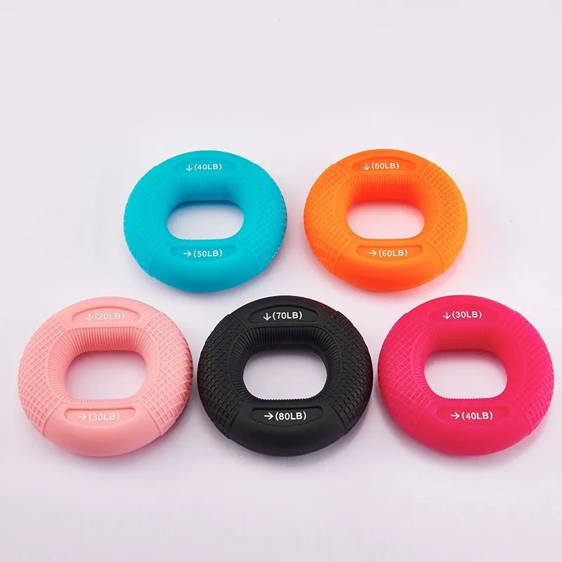 Hand Strengthener Finger Trainer Finger Strength Trainer Forearm Exerciser Hand Grip Trainers Hand Grip Exerciser Hand Exerciser Hand Trainer Silicone Adjustable