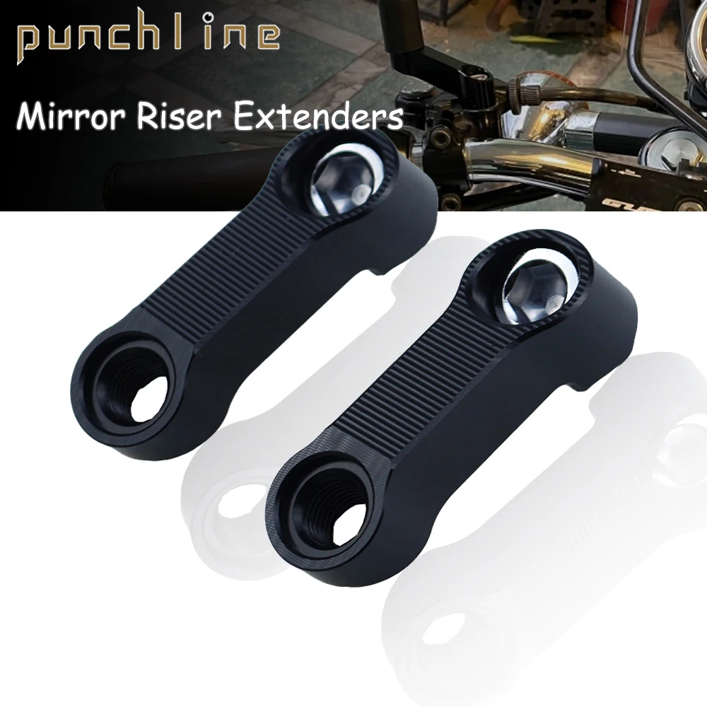 Per Z650Rs Z900Rs Eliminator 400 400Se Eliminator 450 450Se Z 650 Rs Mirror Riser Extender Distanziatori Adattatore Di Estensione