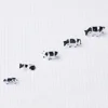 10PCS Realistic 1 87 Scale HO/OO Gauge 00 Black & White Cow Models For Your Model Railway Pack Model DIY Model Accessories 4