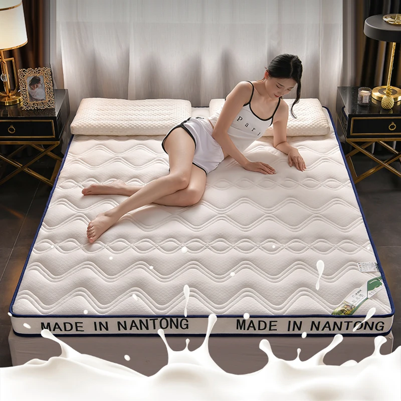 

kmikli Latex thickened mattress cushion Household double tatami cushion Dormitory single sponge cushion