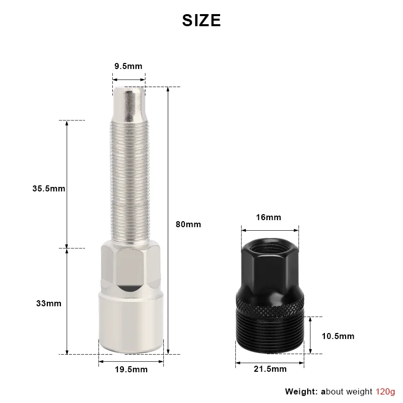 Bike Bottom Bracket & Crank Puller Tool 5