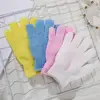 2Pcs Soft Shower Gloves Fast Foaming Scrubbing Gloves Exfoliating Body Cleaning Scrub Mitt Bathing Exfoliating Massage Gloves 4