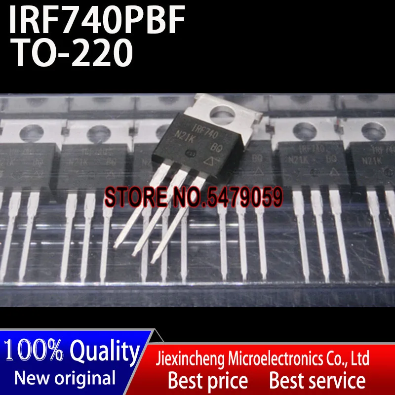 

(10pieces) IRF740 IRF740PBF TO220 400V/10A TO-220 MOSFET N-CH 100%New original