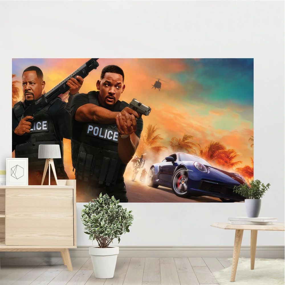 Miami Rage Forever Bad Boys Movie Living Room Decoration Arazzo