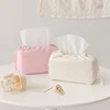 Lovely Heart Pattern Drawstring Tissue Bag Napkin Holder Container Korean Style Portable Newborn Stuff Wet Wipes Organizer 3
