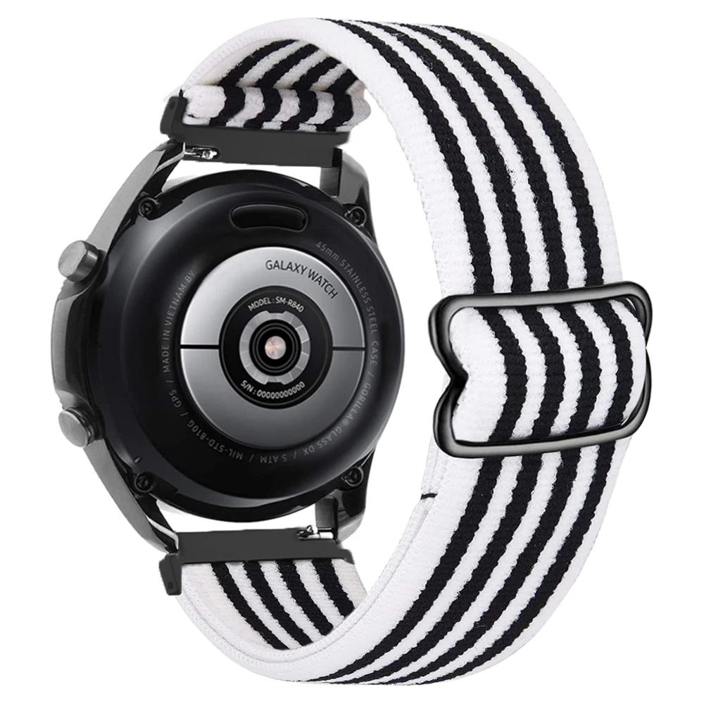 stripe white black