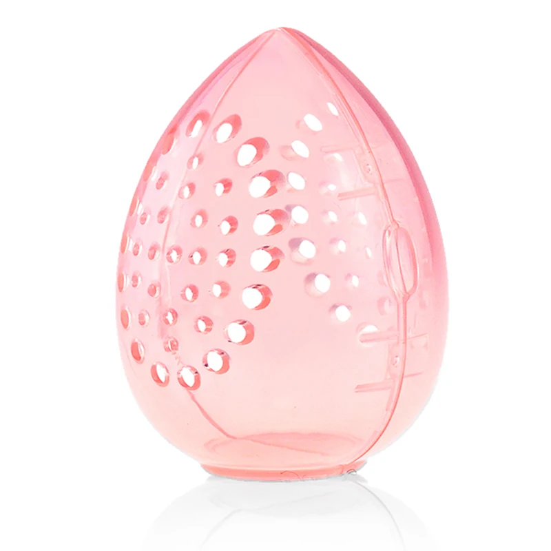 Beauty Cosmetic Sponge Storage Box Makeup Powder Puff Empty Egg-shaped Frame Transparent Puff Dry Case Make Up Organizer Holders 5