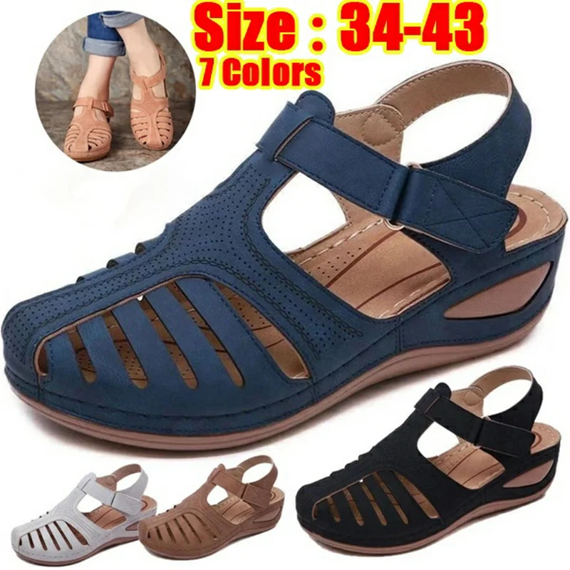 Women Sandals Summer Shoes Woman Plus Size 44 Heels Sandals For Wedges Chaussure Femme Casual Gladiator Sandalen Dames women sandals women wedges heels shoes