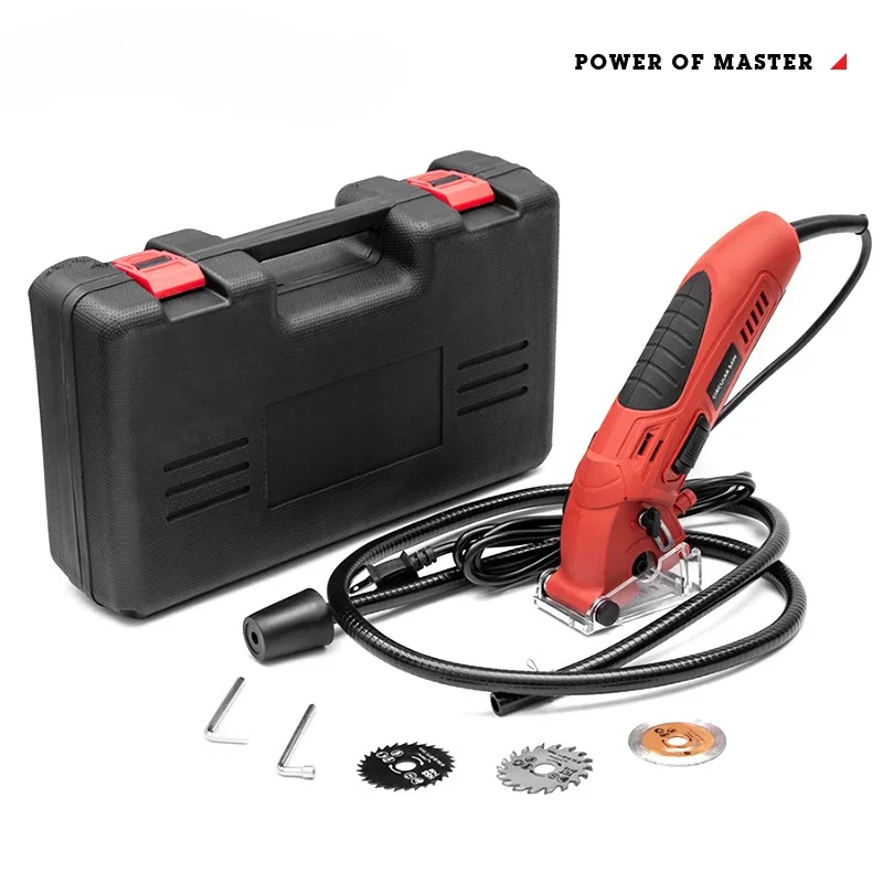 Hilda Mini Cutting Machine Woodworking Electric Circular Saw Multi function Handheld Wood Cutting Machine Electric Portable Disc