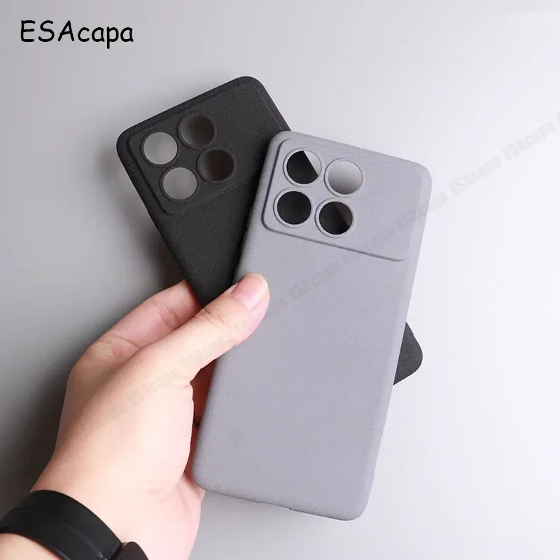 Slim Matte Sandstone Silicone Anti-Slip Soft Phone Case