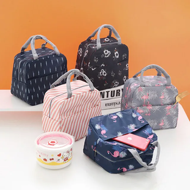 Sac thermique sac de stockage des aliments boîte à déjeuner étudiant sac cool pour enfants récipient alimentaire pour enfants école petit sac de nourriture thermique pour déjeuner 2