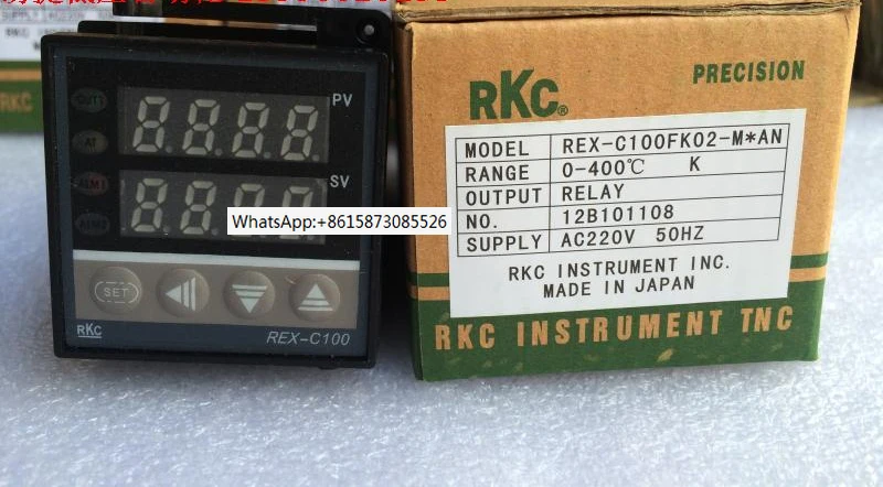 

RKC Physical and Chemical REX-C100 FK02-M * AN Intelligent Temperature Controller K-type Relay Output RELAY