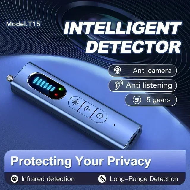 Hidden Camera Detector Anti Car GPS Tracker Listening Device Bug RF Wireless All Signal Scanner Gadgets Security Protection 2