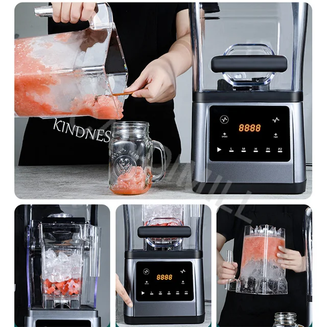 Cooking Blender for Kitchen Hot Cold with 8 Presets, 59Oz Glass Jar,  58000RPM High Speed Quiet for Smoothie Shake Red 110V - AliExpress