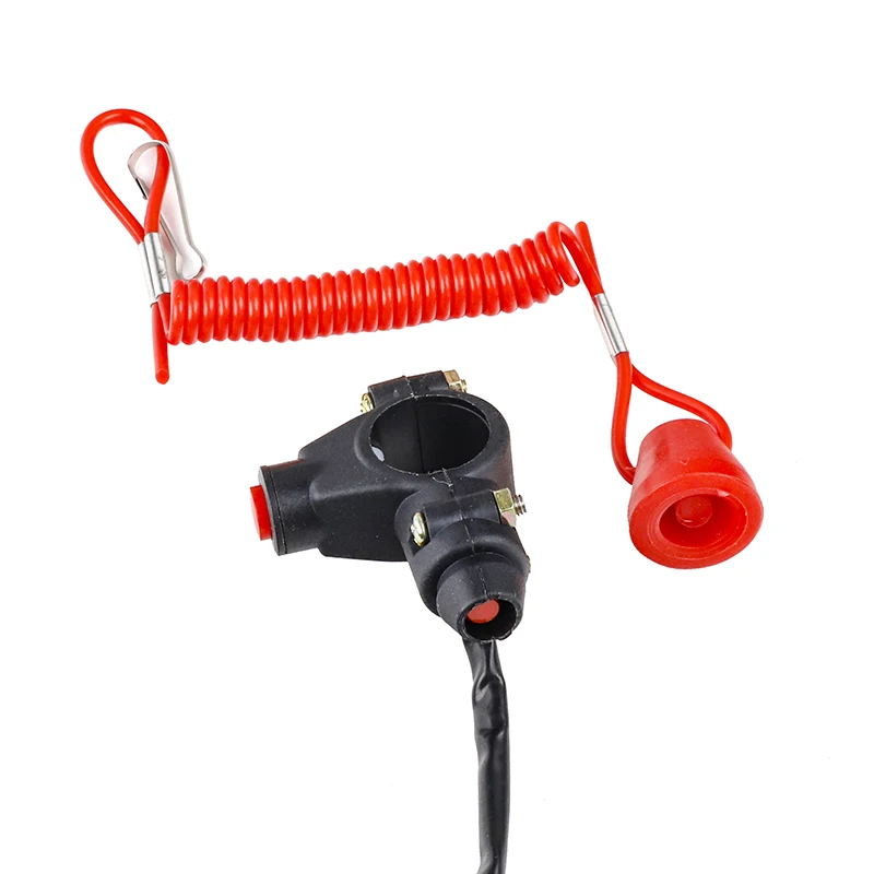Motorcycle Switch Tether For Circuit Breaker Emergency Stop Engine Switch Button Safety Tether Motorcycle Accessories