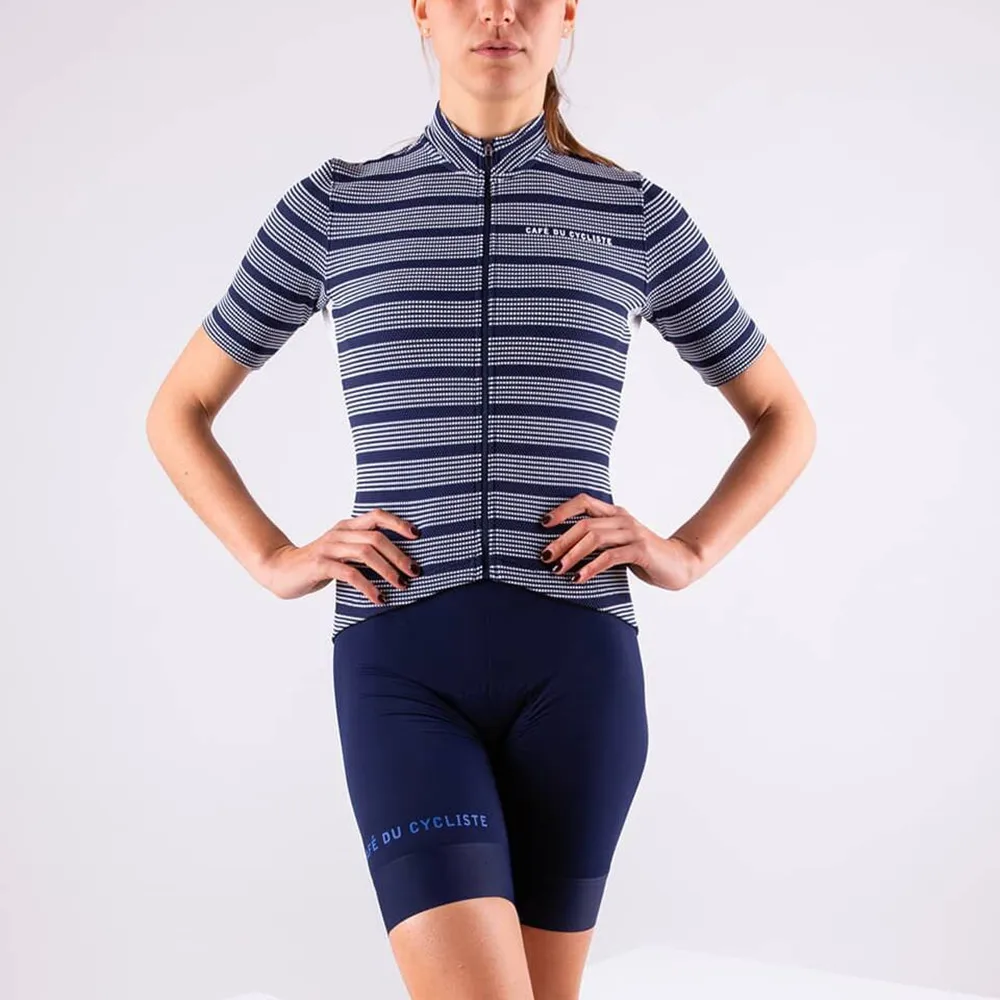 Cafe Du Cycliste Women Cycling Jersey Top Summer Mountain Bike Clothing Maillot Ciclismo Short Sleeve Mtb Team Cycling Shir