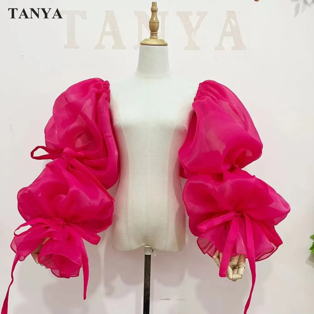 strapless open back dress She's The One Fuchsia Tassel Mini Dress - US 10