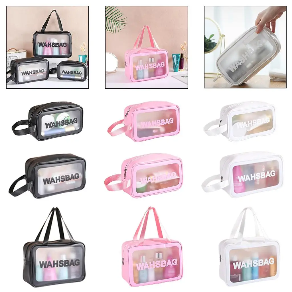 

Toiletry Bag, Travel Toiletry Organizer, Water-resistant Cosmetic Makeup Bag Travel Organizer for Shampoo, Toiletries Bags