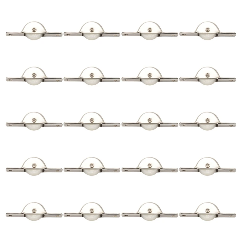

200Pcs Door Window Cupboard Drawer Bin Single Nylon Sliding Roller Pulley Wheel