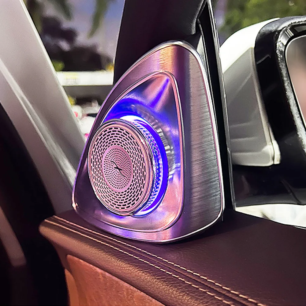 메르세데스-벤츠 4D 회전 트위터 C GLC E S-클래스 W213 W205 W222 W223 X253 차량 스피커 혼 개조