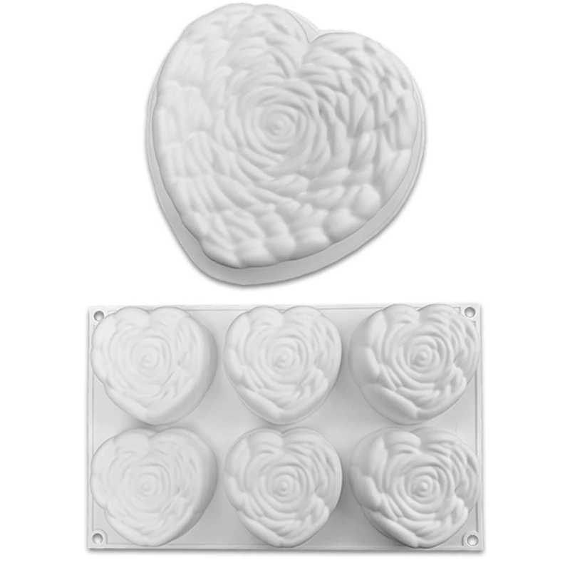 

Rose Shaped Moulds Soap Molds Clay Mold Perfect DIY Gift for Baking Lover