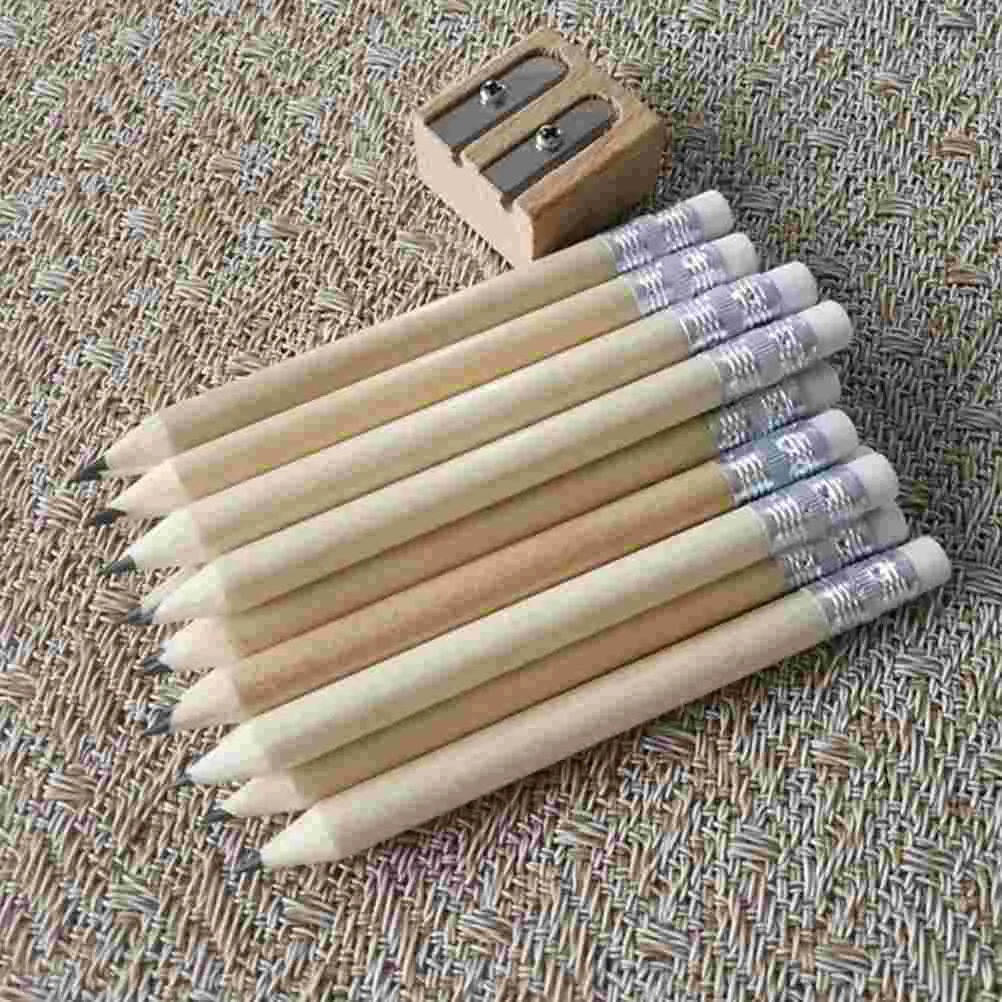 

Short Writing Pencils Kids Writing Pencils Log Short Pencils Erasable Short Pencils Art Write Tool for Writing Supplies