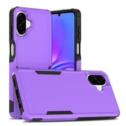 Armor Shockproof Defender Hybrid Rugged Protective Phone Case Cover - Galaxy A27 (PURPLE)