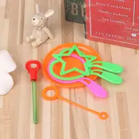 Y4UD 6pcs Summer Outdoor Bubble Wand Toy Bubble Maker for Teenager Children 2/3/4/5 1