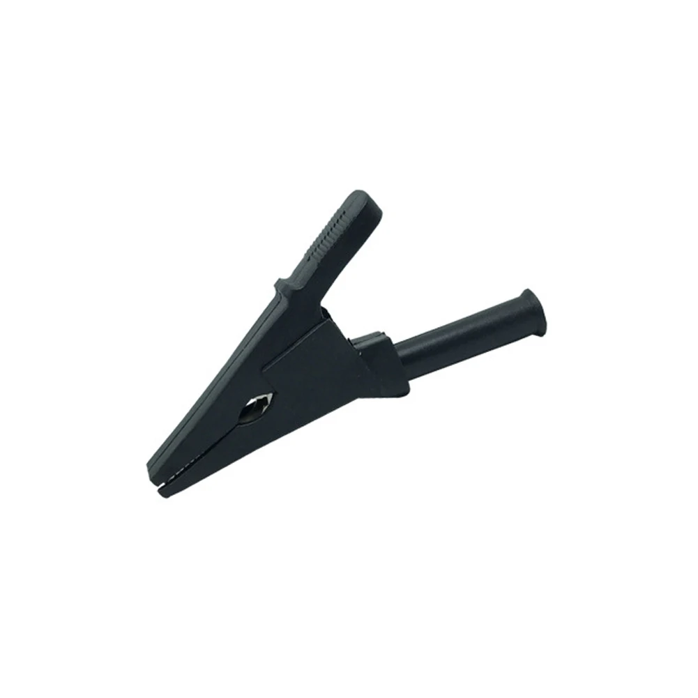 2PCS 20mm Opening Alligator Test Clip for Banana Plug 4mm Multimeter Pen Cable Probes Crocodile Clip with Full Cover