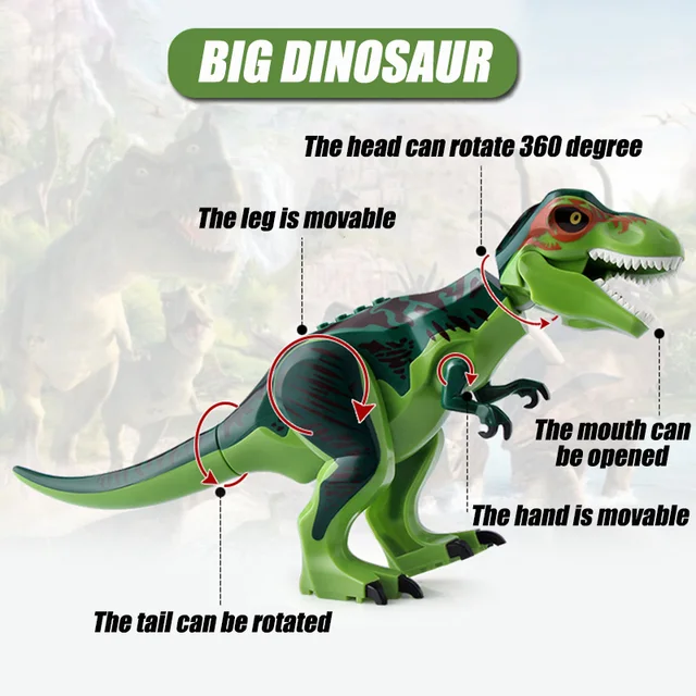 Jurassic Dinosaur Building Blocks 4