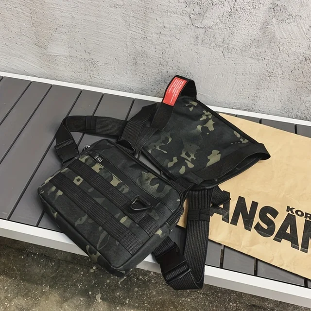 Pocket Chest Front Pack Pouch Vest Rig Carry Waist Bag Pouch Bag Chest Bag Vest Bag 3