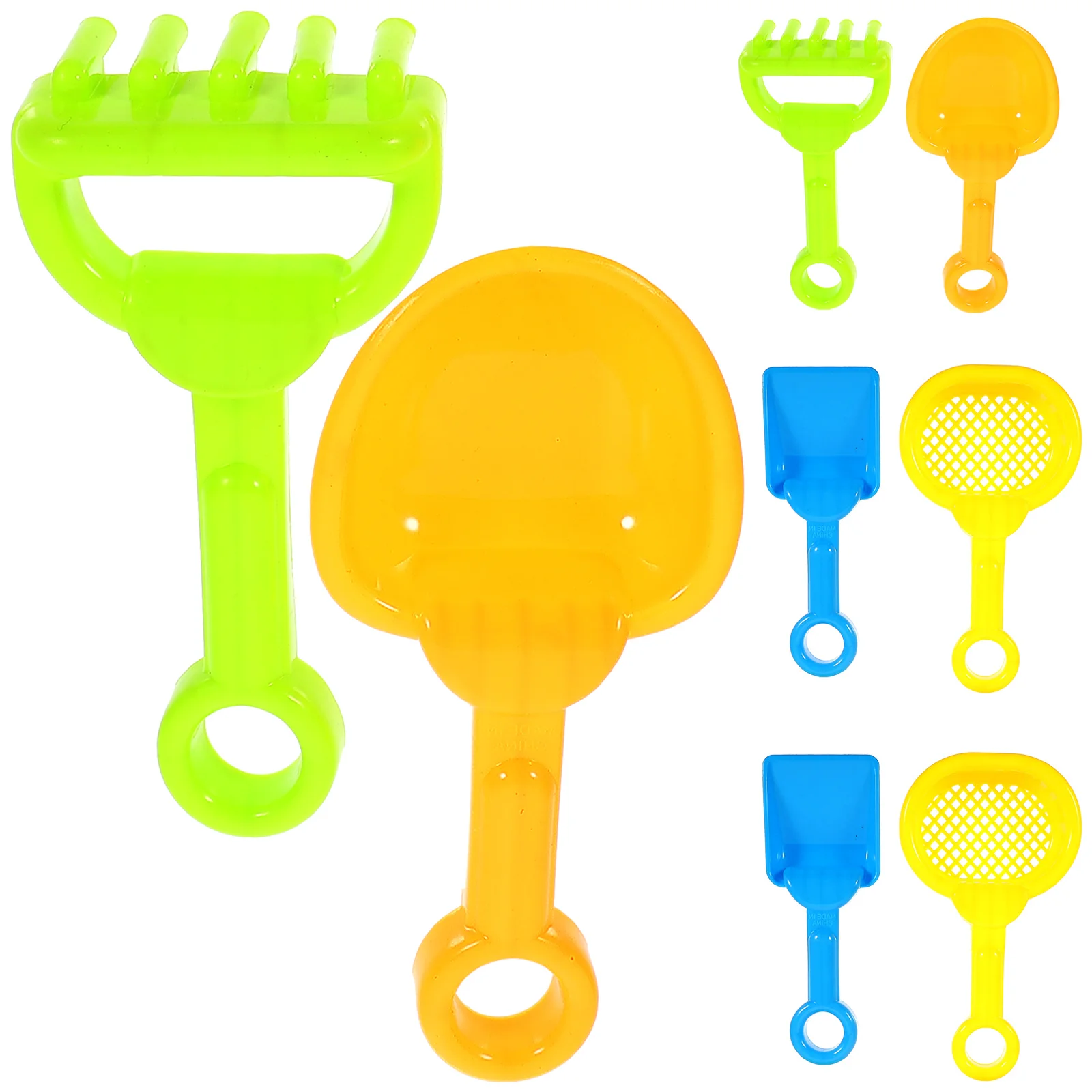 

8 шт., детские пластиковые пляжные лопаты