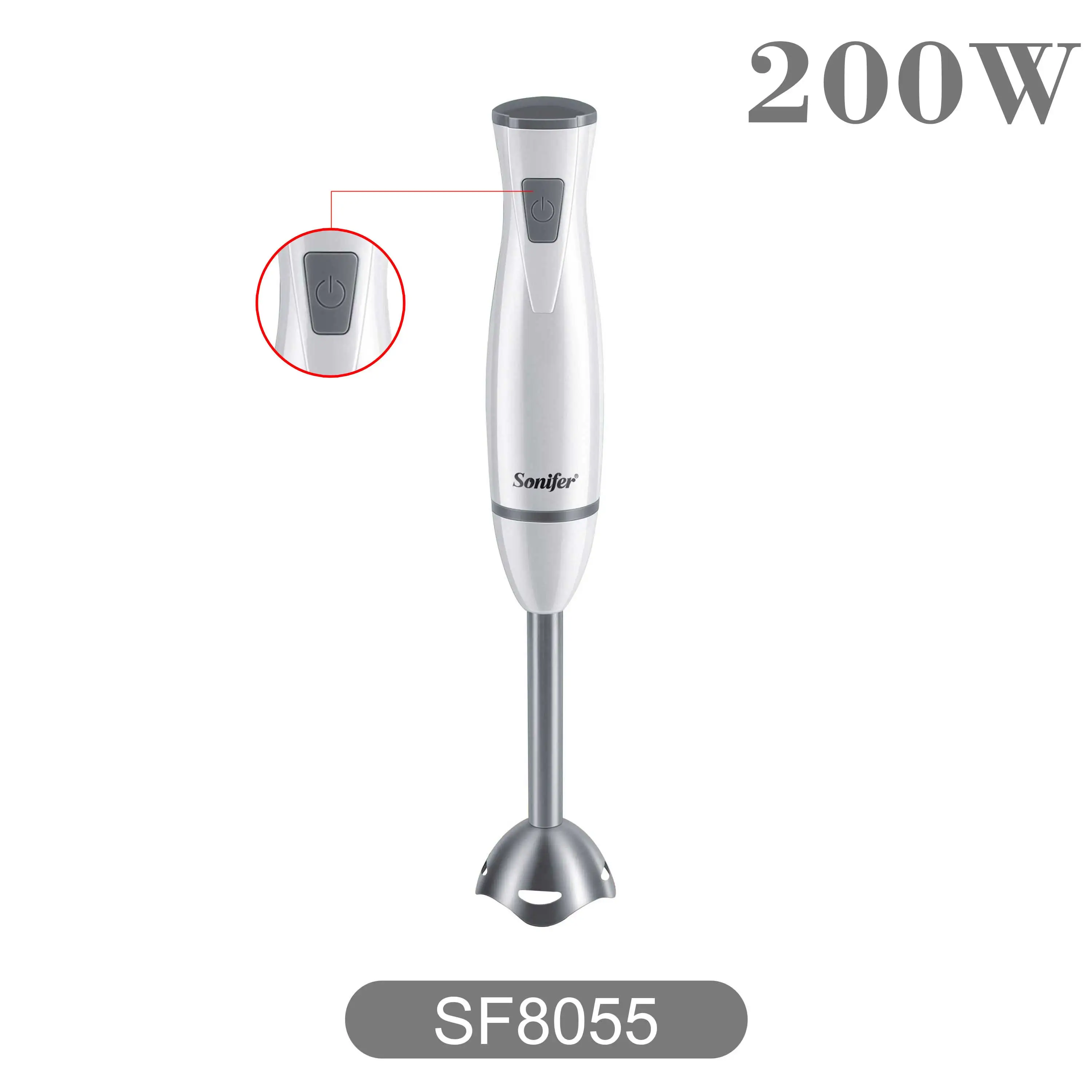 Frullatore elettrico robot da cucina frullatore a immersione staccabile frullino per le uova supporto per verdure miscela lama in acciaio inossidabile 220V Sonifer