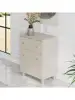 Storage Cabinet for Living Room 32.4" H Freestanding Wood Accent Cabinets Floor Cupboard with Drawer Door and Adjustable 3