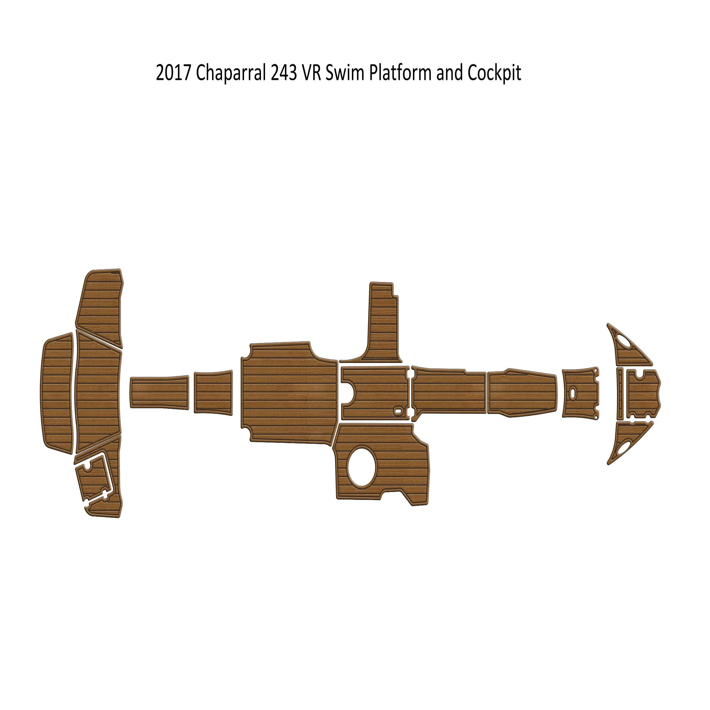 

2017 г., Chaparral 243 VR, плавательная платформа, кабина, лодка из искусственного тикового пеноматериала, напольная подушка