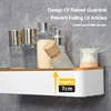 Bathroom Shelf Plastics Shampoo Rack Makeup Storage Organizer Shower Shelf Bathroom Accessories No Drill Wall Corner Shelf 4