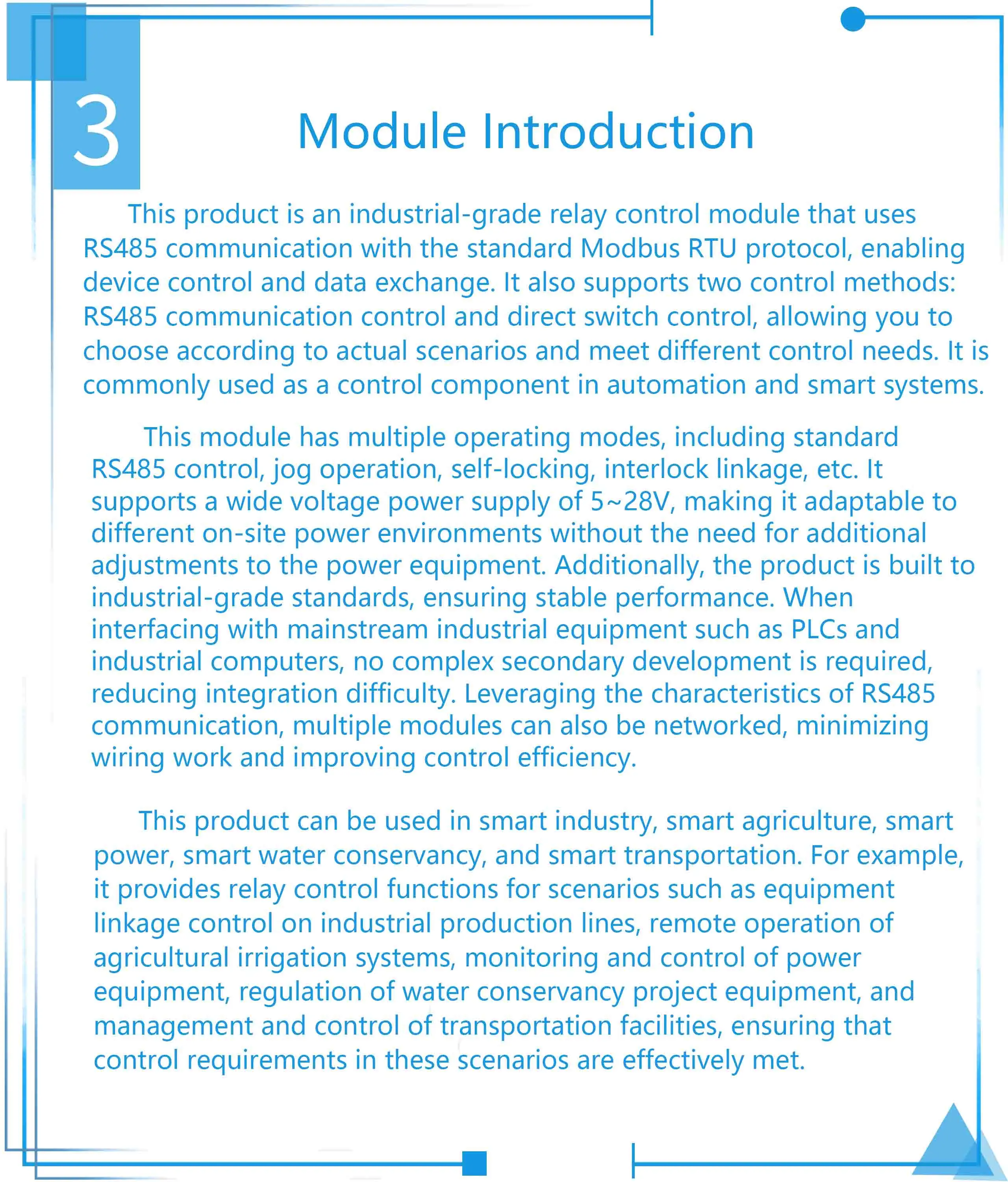 RS485 to Relay Output Module, Digital Input, Relay Output, 2DI 2DO, ModBus Proto