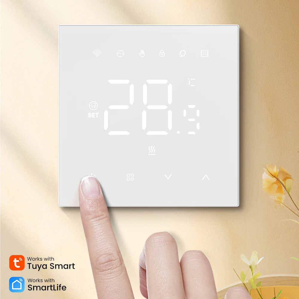 Smart WiFi Thermostat for Underfloor Heating Systems - Voice Control Enabled