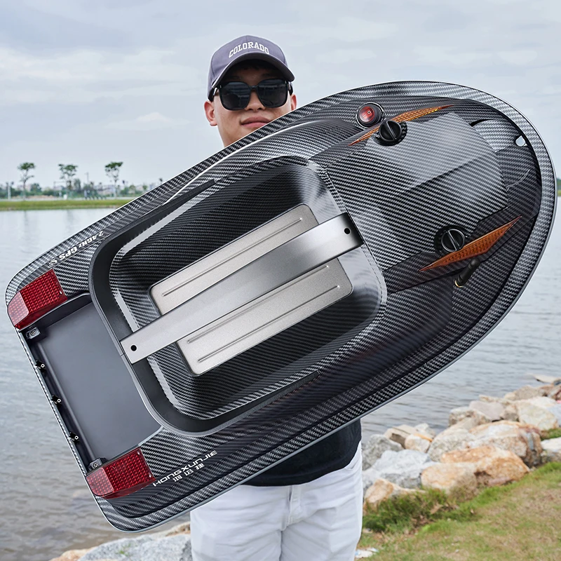 Appât De Pêche Radiocommandé DEL 500 M, Avec Détecteur De Poissons, Double Moteur