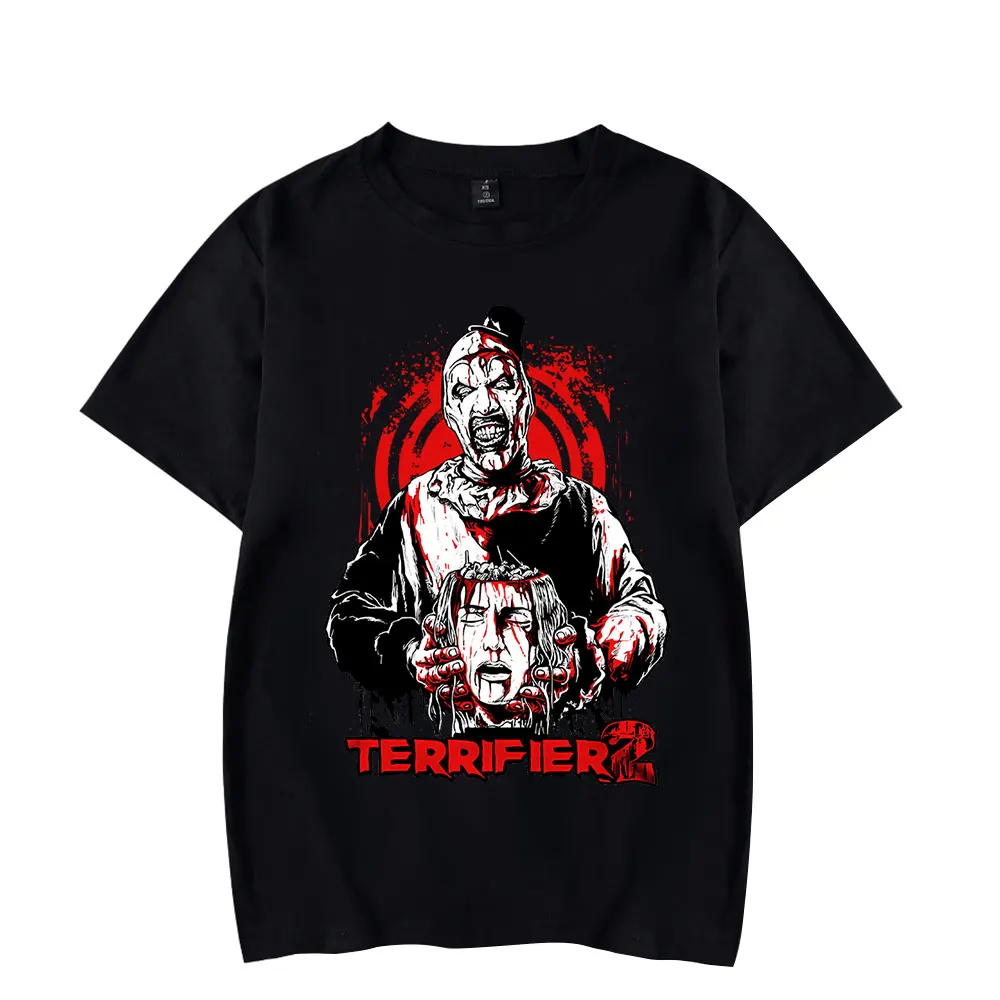 

Футболки с принтом ужасов 2 Merch, женские и мужские модные забавные повседневные уличные футболки с круглым вырезом