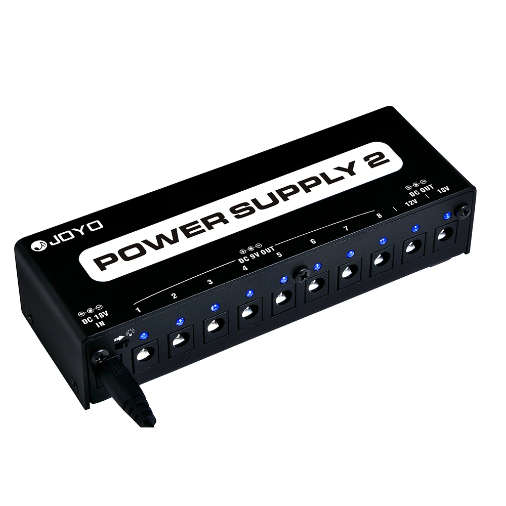 JP-02 Guitar Pedal Power Supply Independent Short-circuit Protection Isolated 10