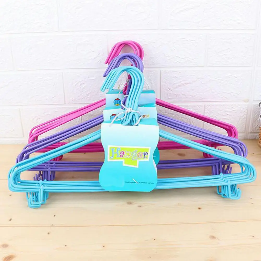 Durable Hanging Clothes Racks Metal Coat Hangers Strong Load Bearing Laundry Hanging Clothes